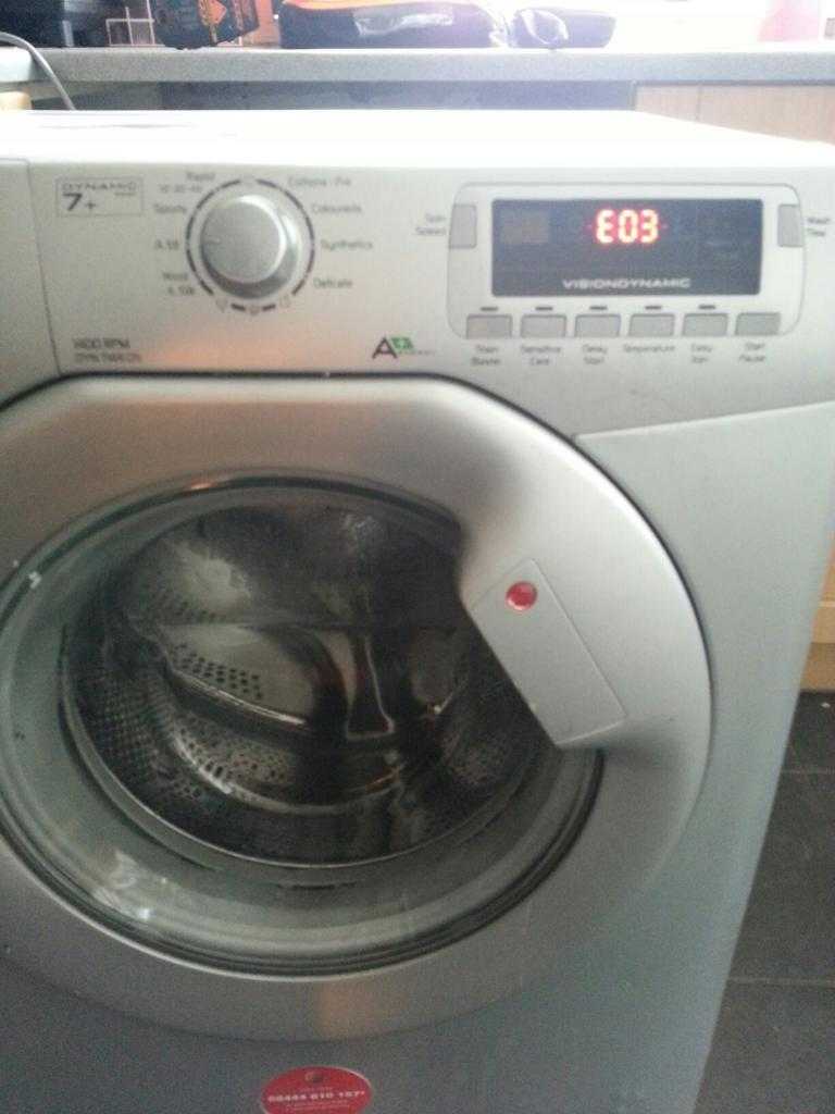 Ошибка Е03 в стиральной машине