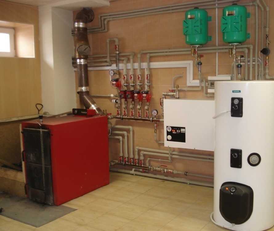 комбинированная система отопления радиаторы и теплый