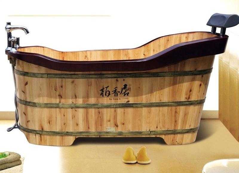 деревянная ванна руками фото