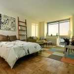 Зал и спальня в одной комнате: примеры правильного разделения пространства, фото