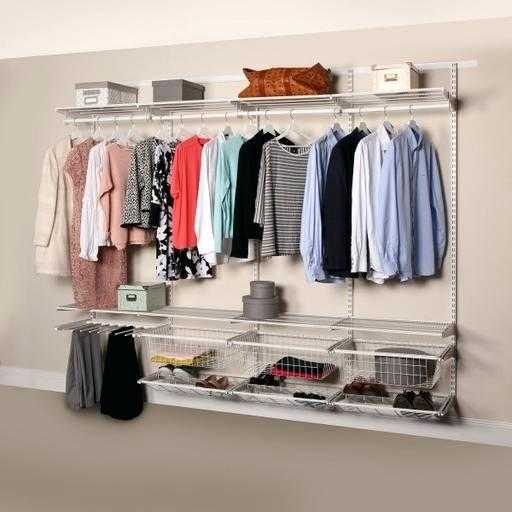 система хранения верхней одежды для прихожей