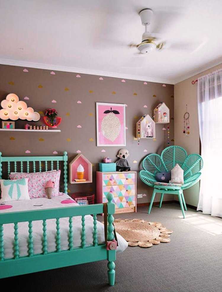 стильная детская комната для девочки