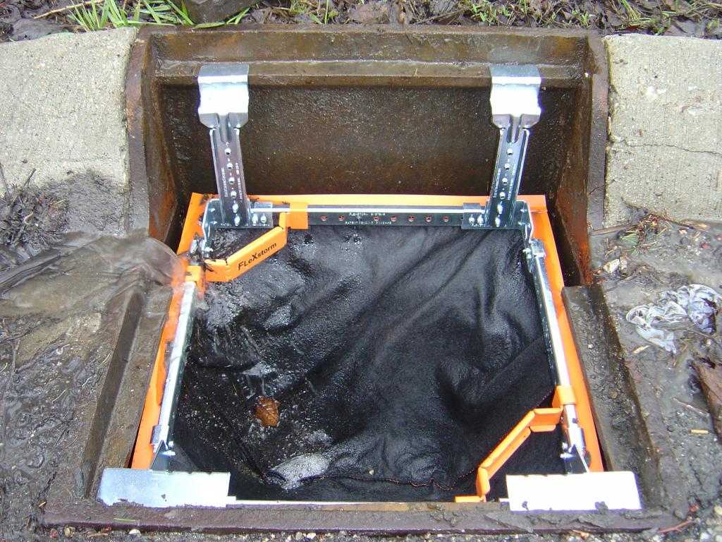 установка фильтр патрона для ливневой канализации