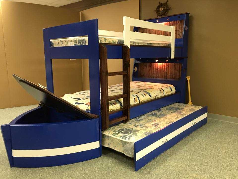 двухэтажная кровать - лодка
