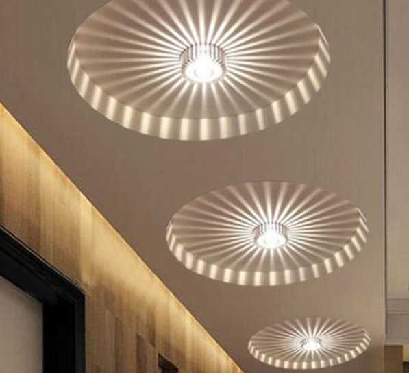 Круглые потолочные светодиодные светильники с пультом